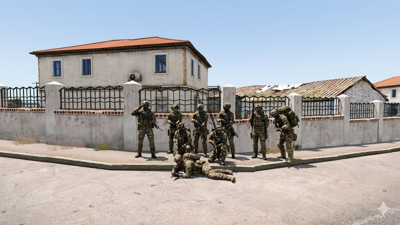 NBAT squad on Altis