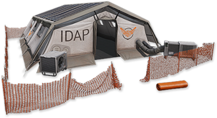 IDAP shelter tents