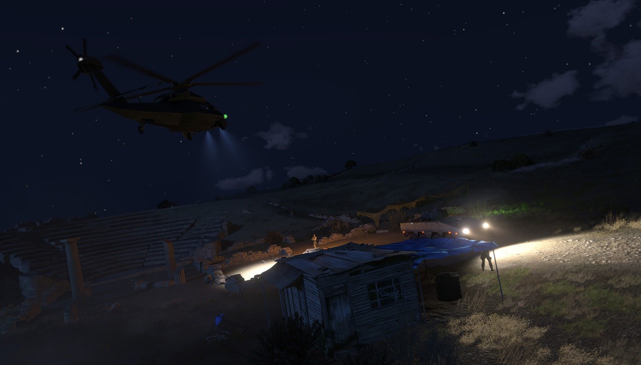 Night operation on Altis